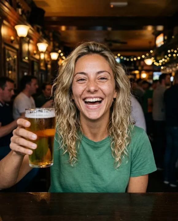 Boccali di birra artigianale su un bancone