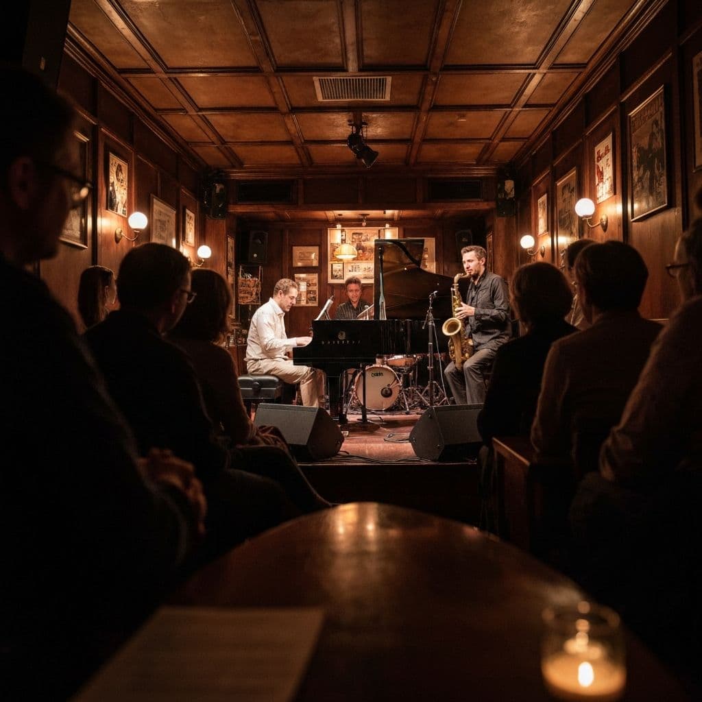 Jazz club con atmosfera intima a Roma
