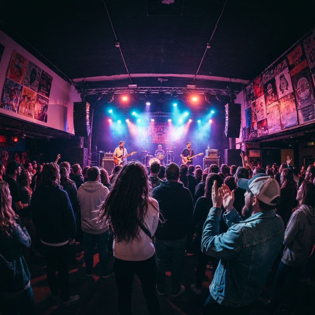 Concerto live a Roma di sera