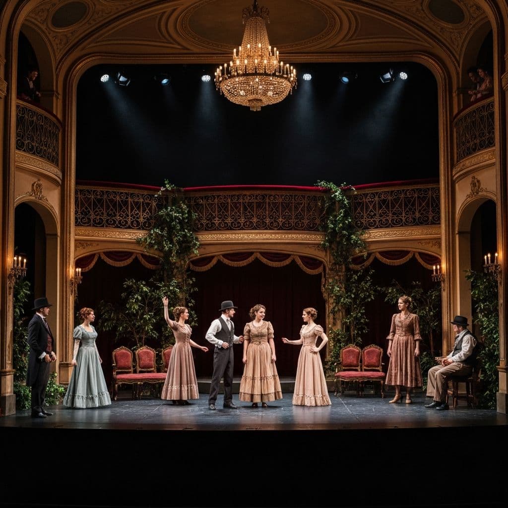 Palcoscenico di un teatro a Roma